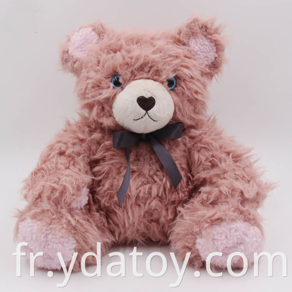 Plush pink teddy bear toys